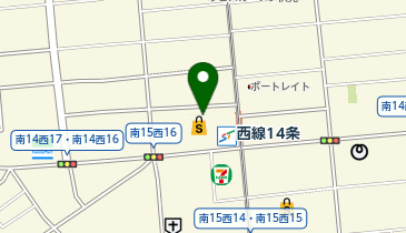 サツドラ山鼻南14条店の地図画像