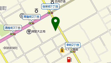 サツドラ根室店の地図画像