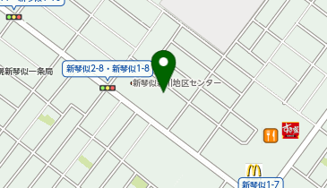 サツドラ新琴似店の地図画像
