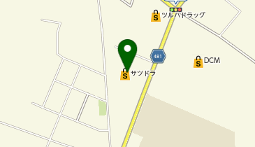 サツドラ浦河店の地図画像
