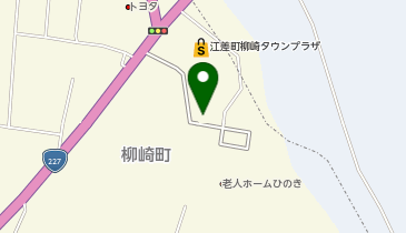 サツドラ江差柳崎店の地図画像