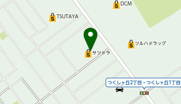 サツドラ網走店の地図画像