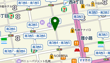 サツドラ狸小路大王ビル店の地図画像