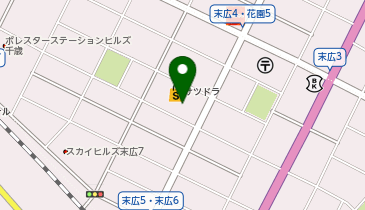 サツドラ千歳末広店の地図画像