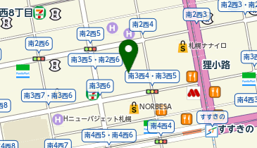 サツドラ狸小路5丁目店の地図画像