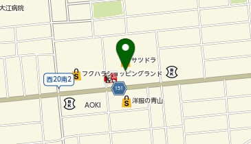 サツドラ帯広西19条店の地図画像