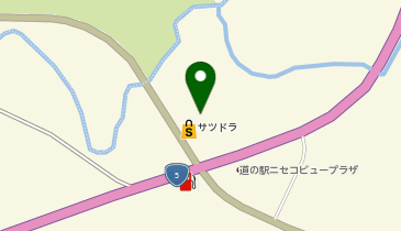 サツドラニセコ元町店の地図画像