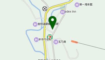 サツドラ登別温泉店の地図画像