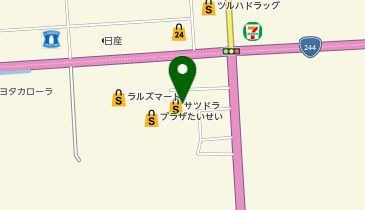 サツドラ斜里店の地図画像