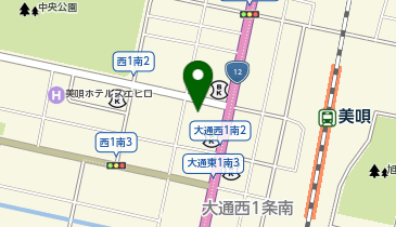 サツドラ美唄店の地図画像