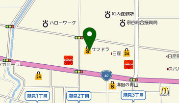 サツドラ稚内店の地図画像