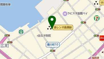 サツドラ函館金森倉庫店の地図画像