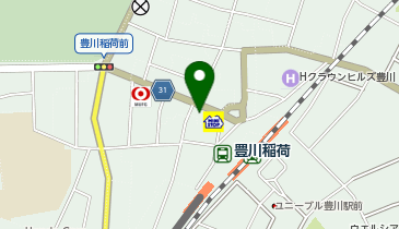 や台ずし豊川駅前町の地図画像