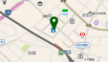 や台ずし 知立駅前町の地図画像