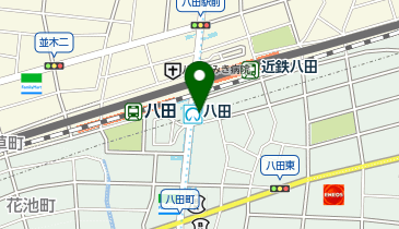 や台ずし 八田駅前町の地図画像