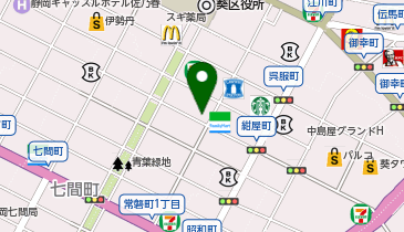 や台ずし 両替町の地図画像