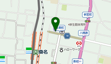 や台ずし 桑名駅前町の地図画像
