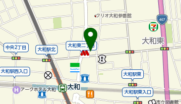 や台ずし大和町2号店の地図画像