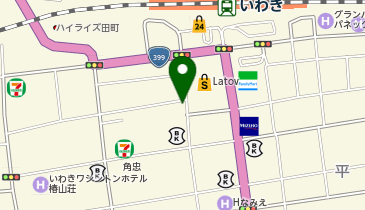 や台ずし いわき田町 12/9(火)NEW OPENの地図画像