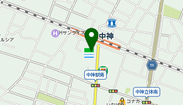 や台ずし 中神町の地図画像