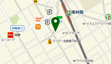 や台ずし 南林間町の地図画像