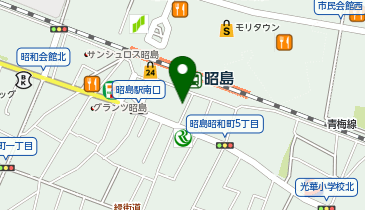 や台ずし 昭島町の地図画像