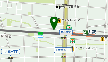 や台ずし 井荻駅前町の地図画像