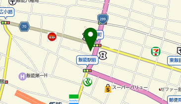 や台ずし 飯能駅北口町の地図画像