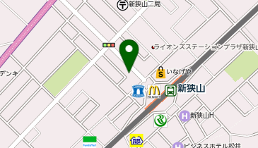 や台ずし 新狭山駅北口町の地図画像