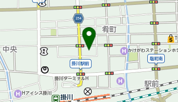 や台ずし 掛川駅北口町の地図画像
