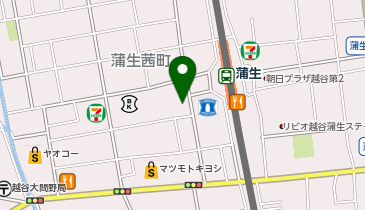 や台ずし 埼玉蒲生駅西口町の地図画像