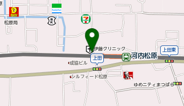や台ずし 河内松原駅前町の地図画像