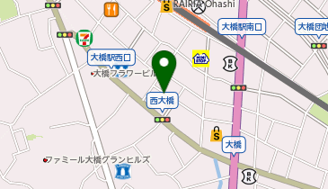 や台ずし 大橋駅西口町の地図画像