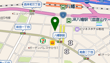 や台ずし 八幡駅前町の地図画像