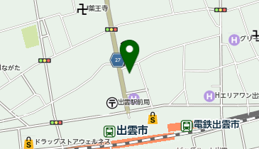 や台ずし 出雲市駅前町の地図画像