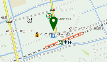 や台ずし中庄駅北口町の地図画像