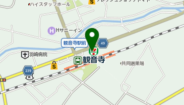 や台ずし観音寺駅前町の地図画像