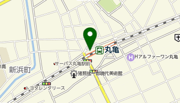 や台ずし 丸亀駅前町の地図画像