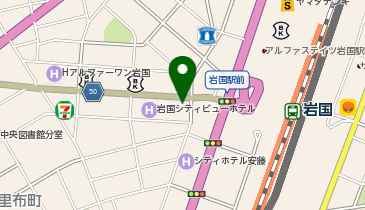 ひとくち餃子の頂 岩国駅前店の地図画像