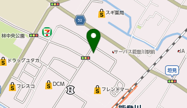 や台ずし 能登川駅西口町の地図画像