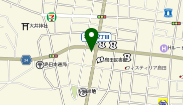 や台ずし 島田駅北口町の地図画像