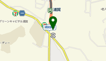 や台ずし 浦賀駅前町の地図画像