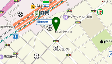 や台ずし 静岡駅南口町の地図画像