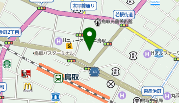 や台ずし 鳥取駅前町の地図画像