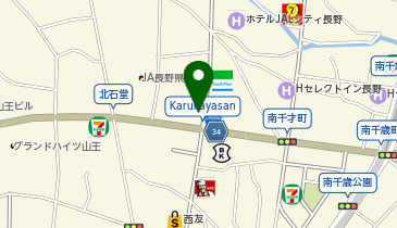 や台ずし 長野駅前町2号店の地図画像
