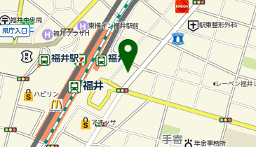 や台ずし 福井駅東口町の地図画像