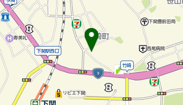 や台ずし 下関駅前町の地図画像