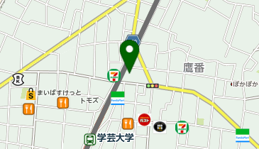 東京個別指導学院学芸大学教室の地図画像