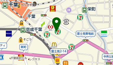 東京個別指導学院千葉東口教室の地図画像