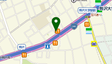 東京個別指導学院駒沢大学教室の地図画像